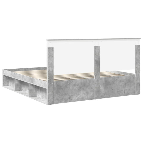 Sängyn runko Betoninharmaa 6FT Super King Size