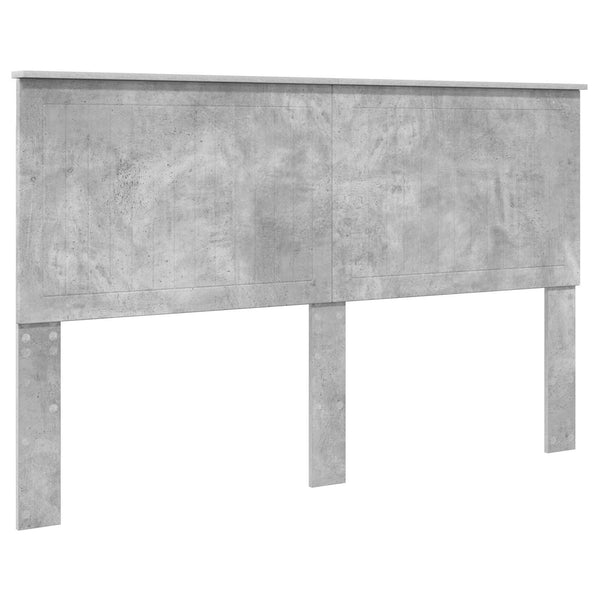 Sängyn runko Betoninharmaa 160 x 200 cm Massiivinen mänty