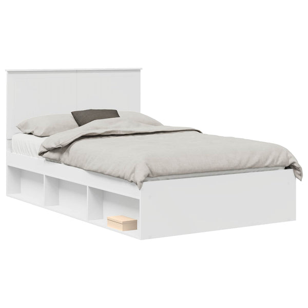 Sängyn runko Valkoinen 4FT Small Double Massiivinen mänty