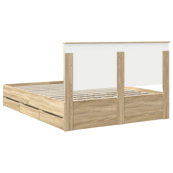 Sängyn runko Sonoman tammi 5FT King Size Insinööripuuta