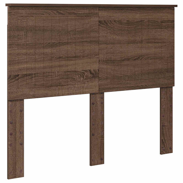 Säilytyssänky Ruskea tammi 120 x 200 cm Tekninen puu