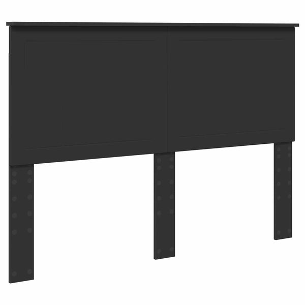 Sängyn runko laatikon kanssa Musta 140 x 190 cm Tekninen puu