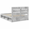 Sängyn runko Betonin harmaa 5FT King Size Massiivinen mänty