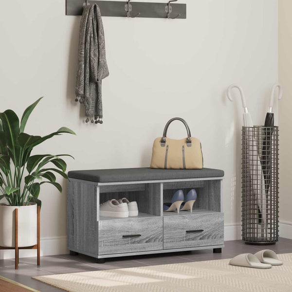 Halli penkki Harmaa Sonoma 80 x 38 x 46 cm