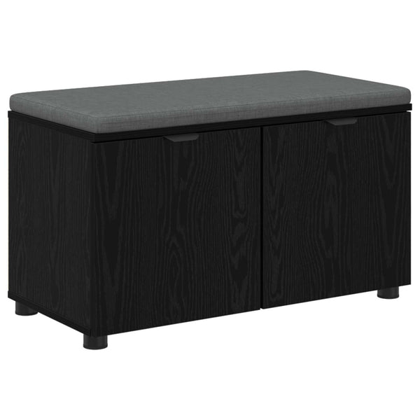 Halli penkki Musta Tammi 80 x 38 x 46 cm Insinööripuu ja kangas