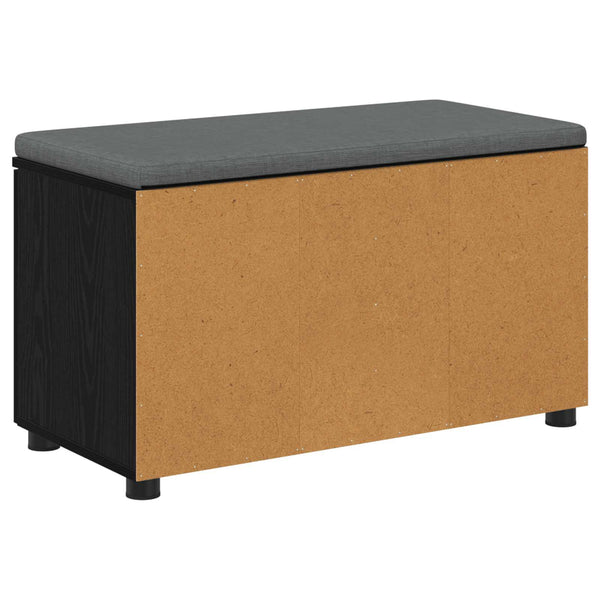 Halli penkki Musta Tammi 80 x 38 x 46 cm Insinööripuu ja kangas
