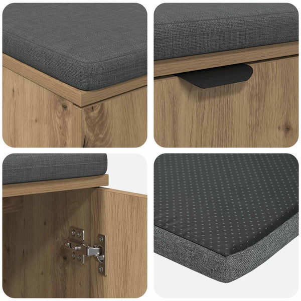 Halli penkki Artisan Tammi 80 x 38 x 46 cm