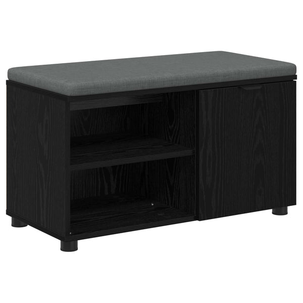 Halli penkki Musta Tammi 80 x 38 x 46 cm Insinööripuu ja kangas