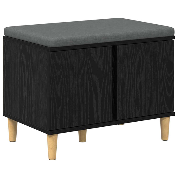 Halli penkki Musta Tammi 60 x 38 x 46 cm Insinööripuu ja kangas