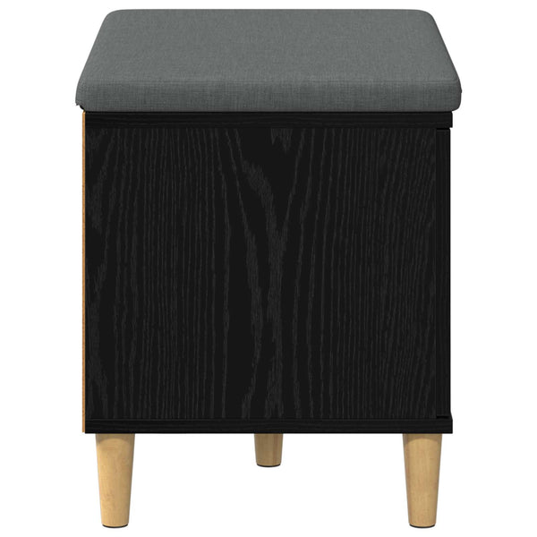 Halli penkki Musta Tammi 60 x 38 x 46 cm Insinööripuu ja kangas