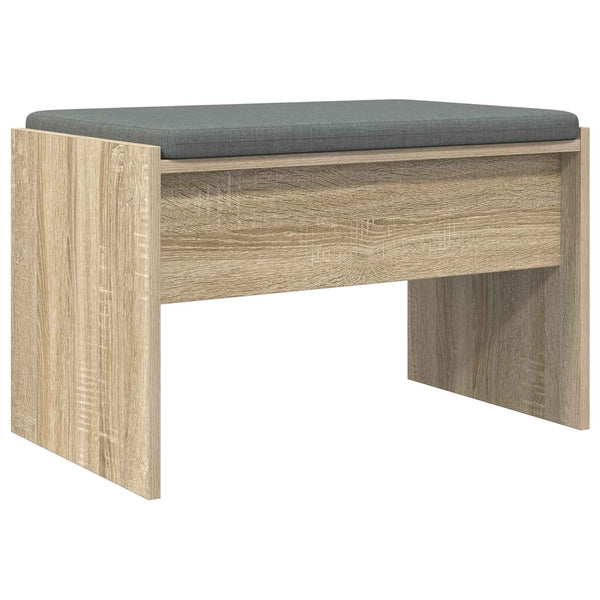 Halli penkki tyynyllä Sonoman tammi 63 x 38 x 40 cm