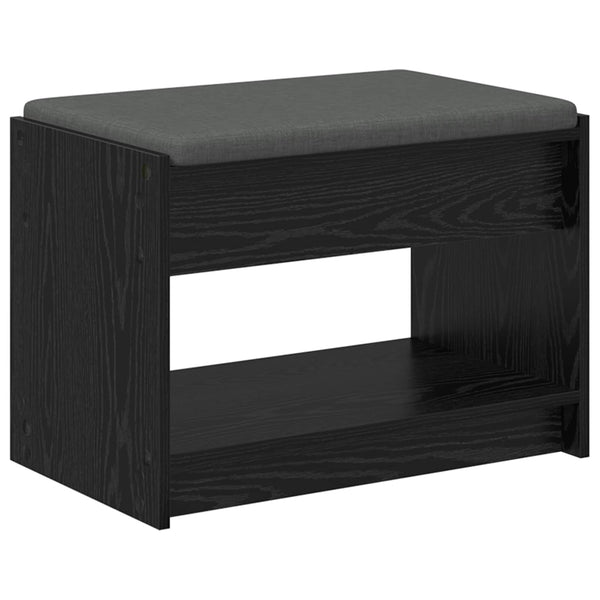 Halli penkki Musta Tammi 63 x 38 x 45 cm Insinööripuu ja kangas