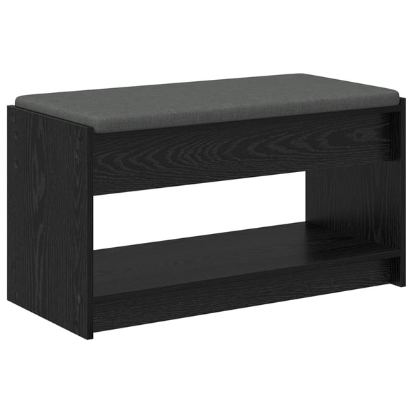 Halli penkki Musta Tammi 83 x 38 x 45 cm Insinööripuu ja kangas