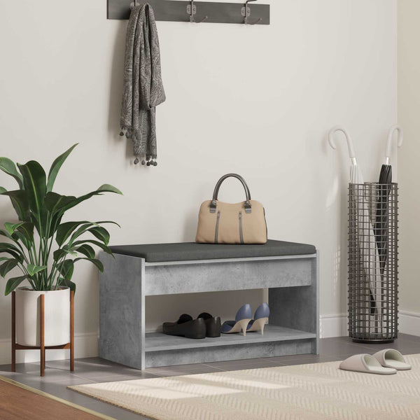 Halli penkki Betoni Harmaa 83 x 38 x 45 cm
