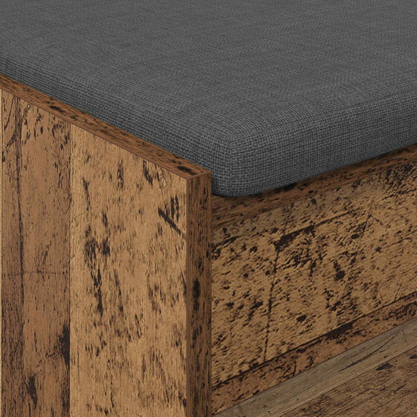 Halli penkki Vanha puu 103 x 38 x 45 cm Insinööripuu ja kangas
