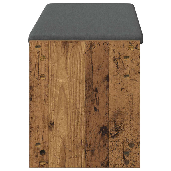 Halli penkki Vanha puu 103 x 38 x 45 cm Insinööripuu ja kangas