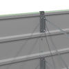 Kukkalaatikko Vihreä 240 x 40 x 75 cm Teräs