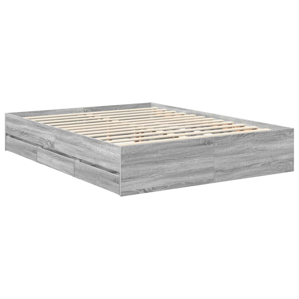 Sängyn runko Harmaa Sonoma 5FT King Size Insinööripuuta