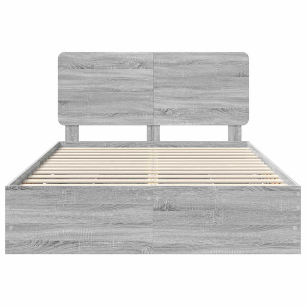 Sängyn runko Harmaa Sonoma 5FT King Size Insinööripuuta