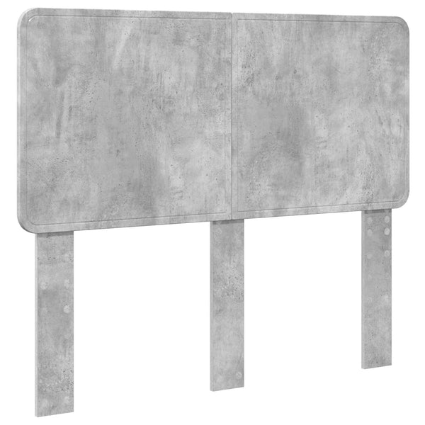 Sängyn runko päätyllä Betoni Harmaa 4FT6 Double Insinööripuuta