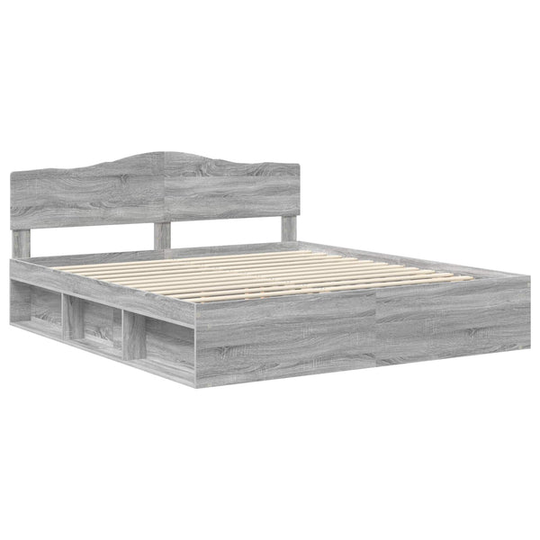 Sängyn runko päätyllä Harmaa Sonoma 6FT Super King Size
