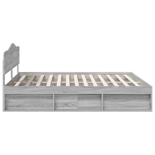 Sängyn runko päätyllä Harmaa Sonoma 6FT Super King Size