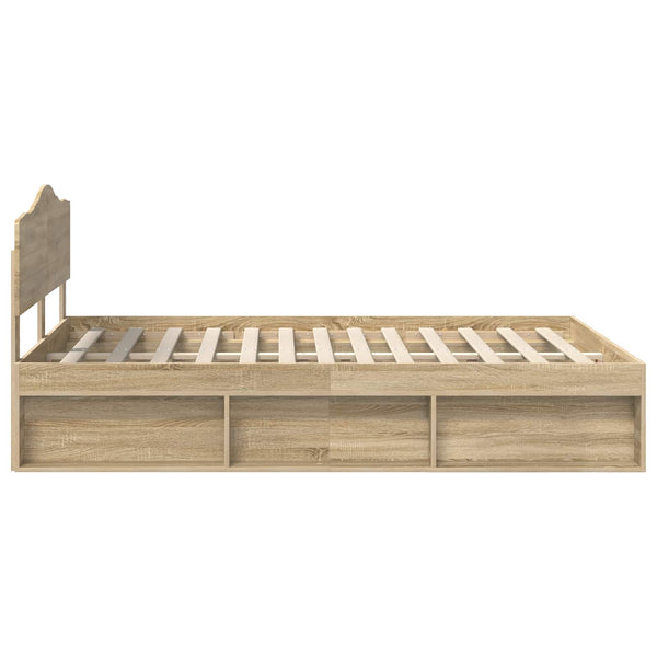 Sängyn runko Sonoman tammi 5FT King Size Massiivinen mänty