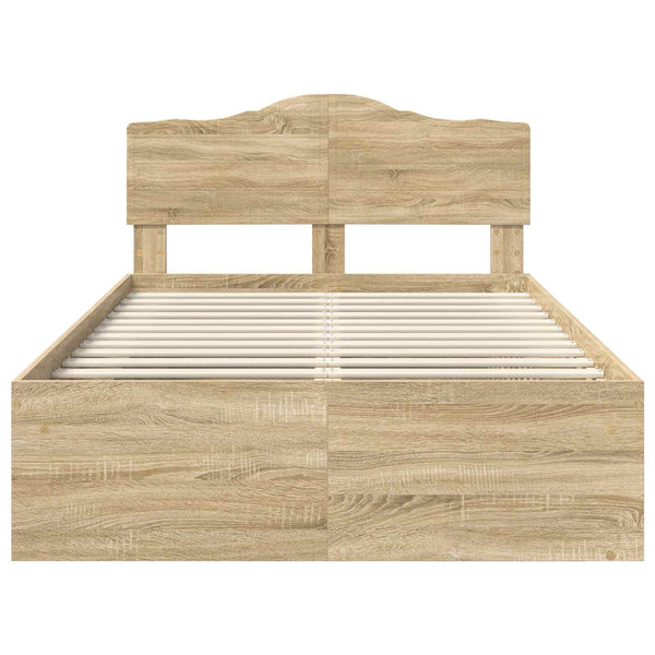 Sängyn runko päätyllä Sonoma 4FT Small Double Massiivinen mänty