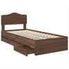 Sängyn runko päätyllä Ruskea tammi 3FT Single Insinööripuuta