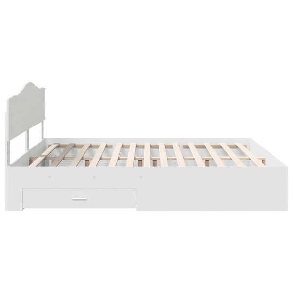 Sängyn runko Valkoinen 6FT Super King Size Tekninen puu