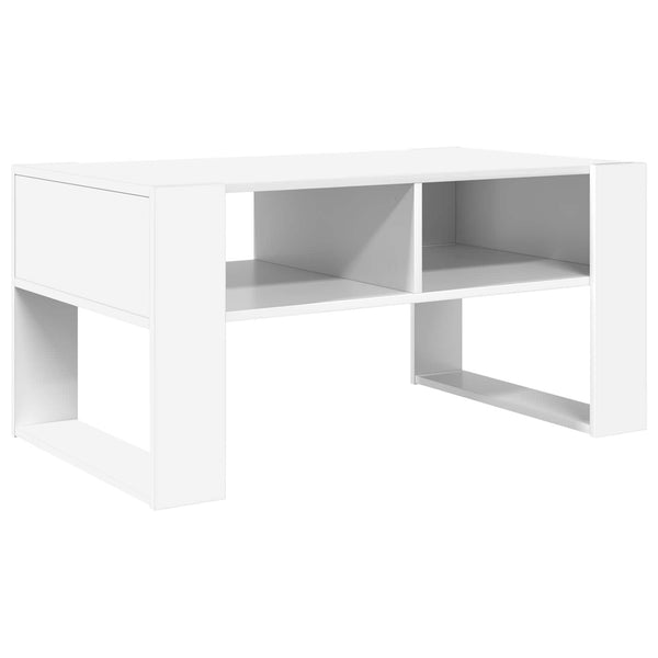 Sohvapöytä Valkoinen 92 x 53 x 45 cm Tekninen puu