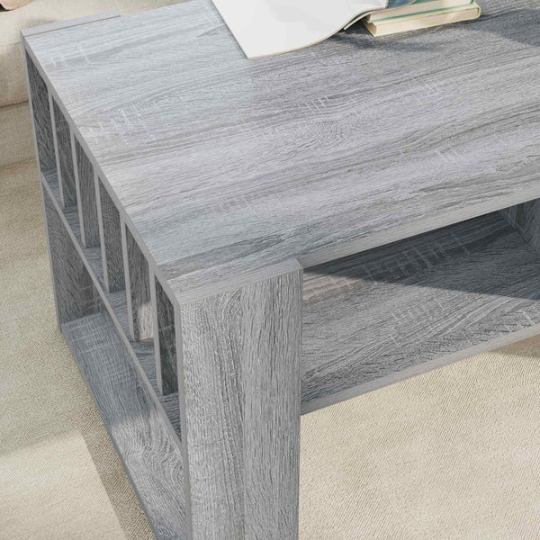 Sohvapöytä Harmaa Sonoma 92 x 49,5 x 45 cm Tekninen puu