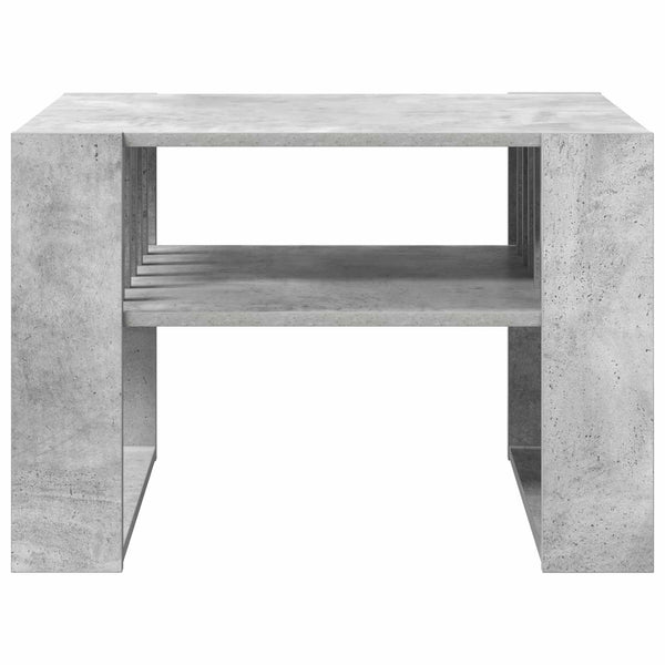 Sohvapöytä Betoni Harmaa 66 x 49,5 x 45 cm Tekninen puu