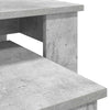 Kahvipöytäsetti 2 kpl Betoni Harmaa 100 x 50 x 42 cm