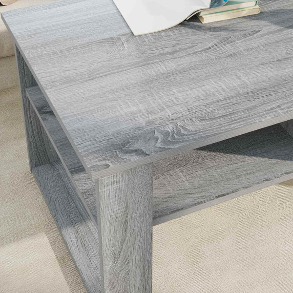 Sohvapöytä Harmaa Sonoma 96 x 54 x 44 cm Tekninen puu