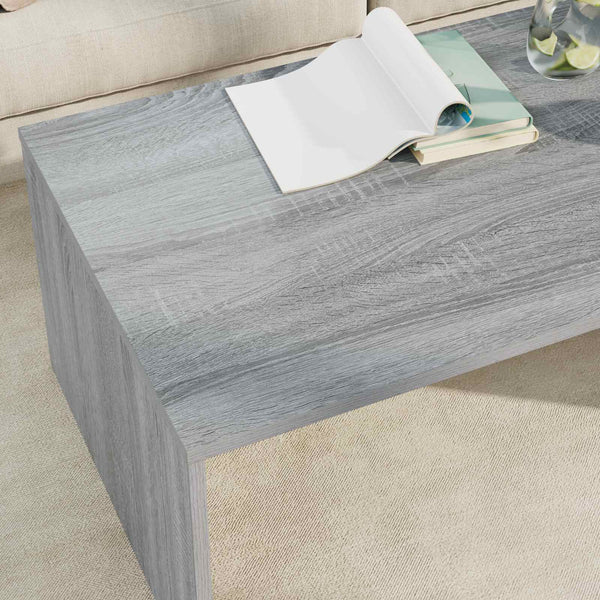 Sohvapöytä Harmaa Sonoma 95 x 50 x 34 cm Tekninen puu
