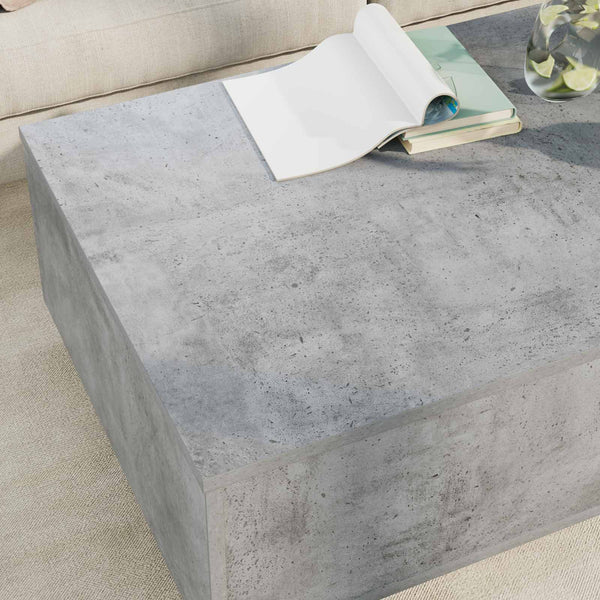 Sohvapöytä Betoni Harmaa 95 x 55 x 31 cm Tekninen puu