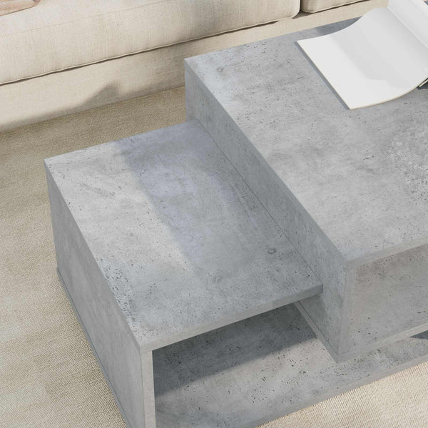 Sohvapöytä Betoni Harmaa 105 x 50 x 32,5 cm Tekninen puu