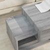 Sohvapöytä Harmaa Sonoma 105 x 50 x 32,5 cm Tekninen puu