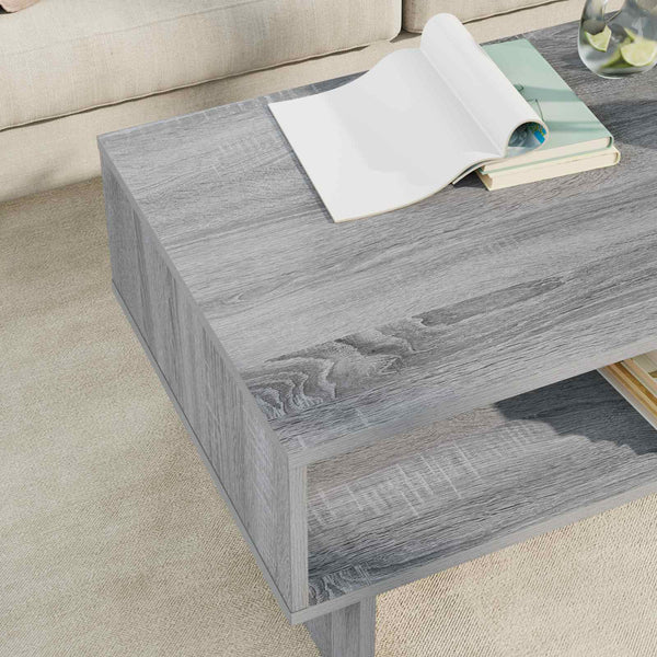 Sohvapöytä Harmaa Sonoma 80 x 46 x 35 cm Tekninen puu