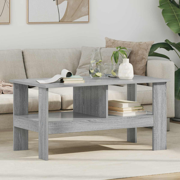 Sohvapöytä Harmaa Sonoma 90 x 50 x 45 cm Tekninen puu