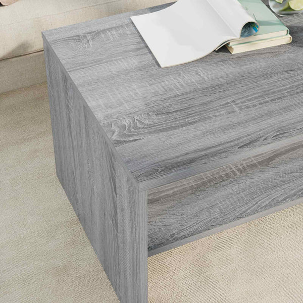 Sohvapöytä Harmaa Sonoma 80 x 50 x 40 cm Tekninen puu