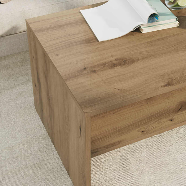 Sohvapöytä Artisan tammi 80 x 50 x 40 cm Tekninen puu