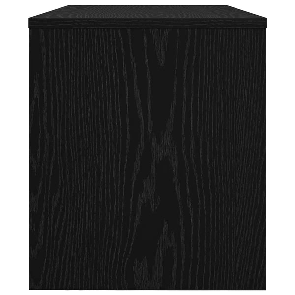 TV-kaappi 80 x 35 x 40 cm Musta tammi. Tekninen puu