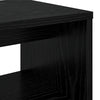 TV-kaappi 60 x 30 x 40 cm Musta tammi. Tekninen puu