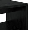 TV-kaappi 80 x 30 x 40 cm Musta tammi. Tekninen puu