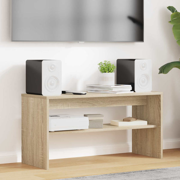 TV-kaappi 80 x 30 x 40 cm Sonoman tammi Tekninen puu