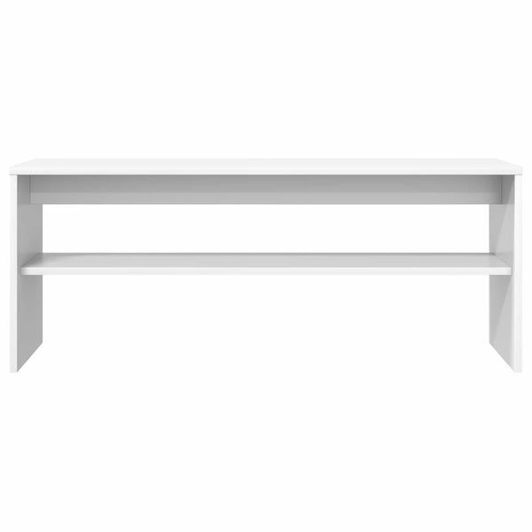TV-kaappi 100 x 30 x 40 cm Valkoinen Tekninen puu
