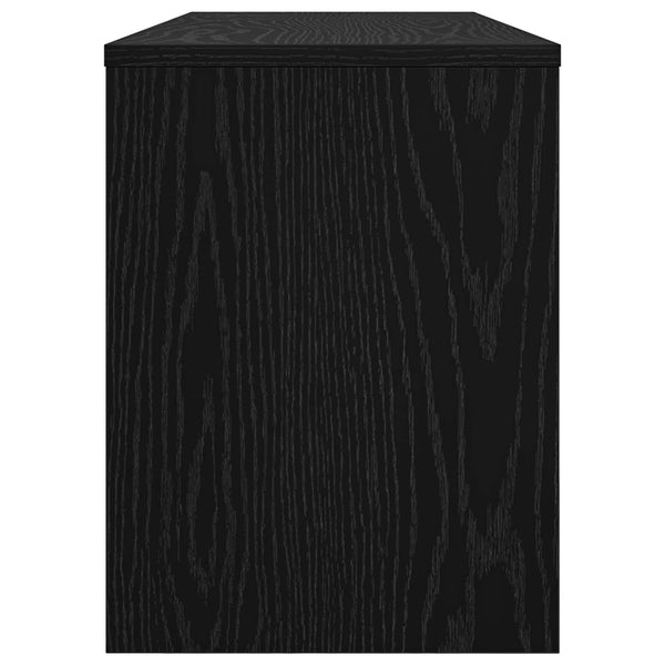 TV-kaappi 100 x 30 x 40 cm Musta tammi. Tekninen puu
