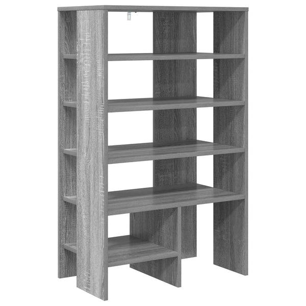 Kenkäkaappi 2 kpl 62 x 35 x 100 cm Tekninen puu Harmaa Sonoma